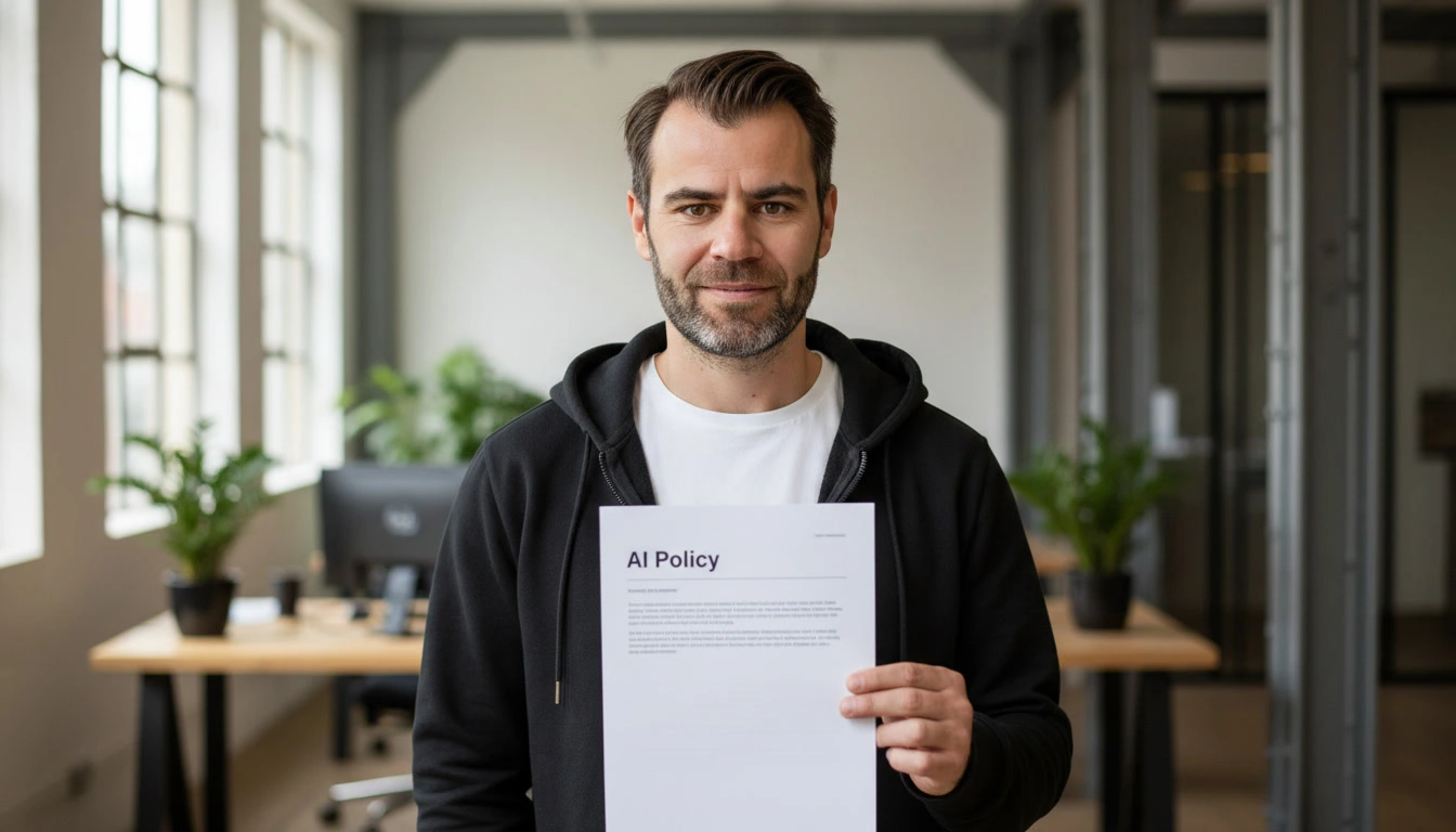 A one-page AI policy for teams with no legal department
